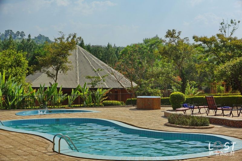 Pool im Kon Tiki Resort in Hoima